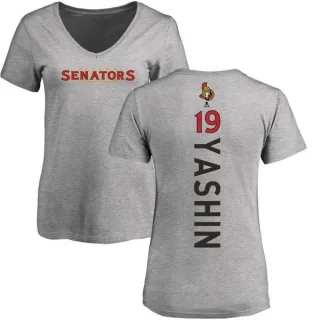 Alexei Yashin Women's Ottawa Senators Backer T-Shirt - Ash