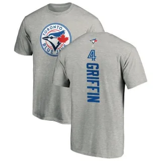 Alfredo Griffin Toronto Blue Jays Backer T-Shirt - Ash