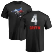 Alfredo Griffin Toronto Blue Jays Midnight Mascot T-Shirt - Black