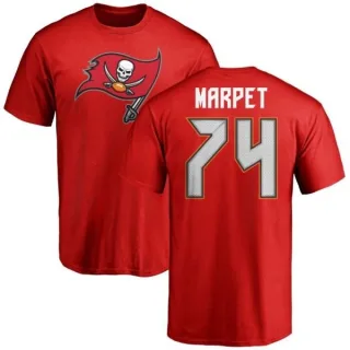 Ali Marpet Tampa Bay Buccaneers Name & Number Logo T-Shirt - Red