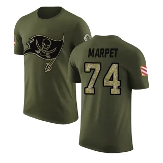 Ali Marpet Tampa Bay Buccaneers Olive Salute to Service Legend T-Shirt