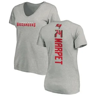 Ali Marpet Women's Tampa Bay Buccaneers Backer V-Neck T-Shirt - Ash