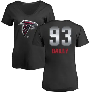 Allen Bailey Women's Atlanta Falcons Midnight Mascot T-Shirt - Black