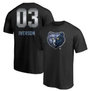 Allen Iverson Memphis Grizzlies Black Midnight Mascot T-Shirt