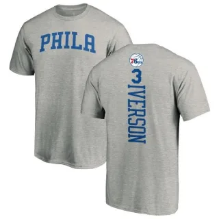 Allen Iverson Philadelphia 76ers Ash Backer T-Shirt