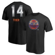 Allonzo Trier New York Knicks Black Midnight Mascot T-Shirt