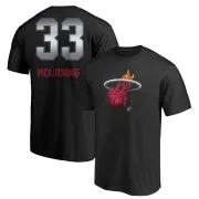 Alonzo Mourning Miami Heat Black Midnight Mascot T-Shirt