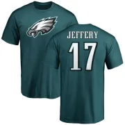 Alshon Jeffery Philadelphia Eagles Name & Number Logo T-Shirt - Green