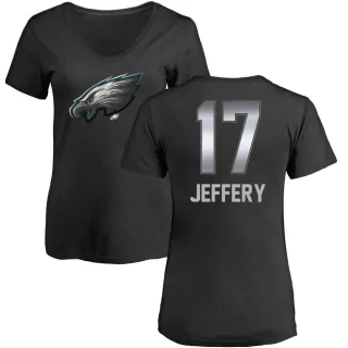 Alshon Jeffery Women's Philadelphia Eagles Midnight Mascot T-Shirt - Black