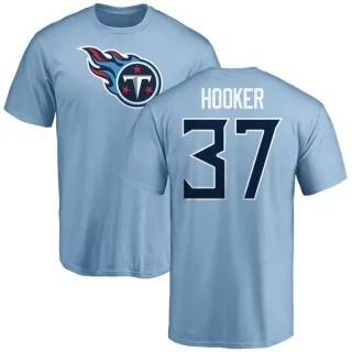 Amani Hooker Tennessee Titans Name & Number Logo T-Shirt - Light Blue