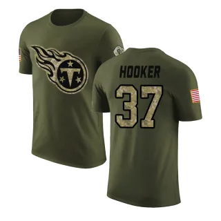 Amani Hooker Tennessee Titans Olive Salute to Service Legend T-Shirt