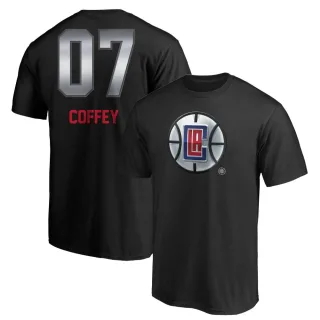 Amir Coffey Los Angeles Clippers Black Midnight Mascot T-Shirt