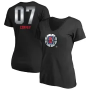 Amir Coffey Women's Los Angeles Clippers Black Midnight Mascot T-Shirt