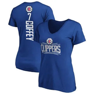 Amir Coffey Women's Los Angeles Clippers Royal Backer T-Shirt