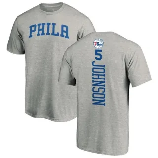 Amir Johnson Philadelphia 76ers Ash Backer T-Shirt