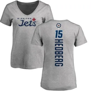 Anders Hedberg Women's Winnipeg Jets Backer T-Shirt - Ash