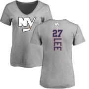 Anders Lee Women's New York Islanders Backer T-Shirt - Ash