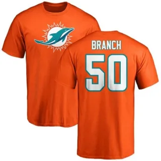 Andre Branch Miami Dolphins Name & Number Logo T-Shirt - Orange