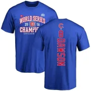 Andre Dawson Chicago Cubs 2016 World Series Champions Back Name & Number T-Shirt - Royal