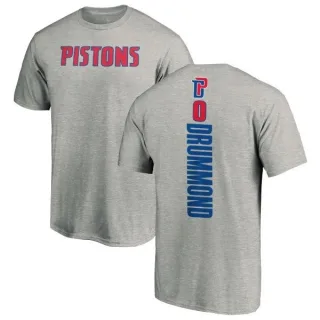Andre Drummond Detroit Pistons Ash Backer T-Shirt