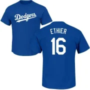 Andre Ethier Los Angeles Dodgers Name & Number T-Shirt - Royal