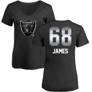 Andre James Women's Oakland Raiders Midnight Mascot T-Shirt - Black