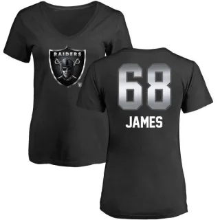 Andre James Women's Oakland Raiders Midnight Mascot T-Shirt - Black