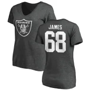 Andre James Women's Oakland Raiders One Color T-Shirt - Ash