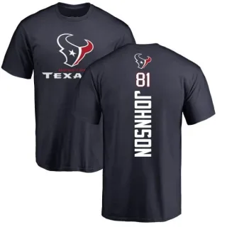 Andre Johnson Houston Texans Backer T-Shirt - Navy