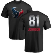 Andre Johnson Houston Texans Midnight Mascot T-Shirt - Black