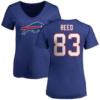 Andre Reed Women's Buffalo Bills Name & Number Logo Slim Fit T-Shirt - Royal