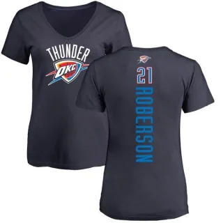 Andre Roberson Women's Oklahoma City Thunder Navy Backer T-Shirt