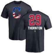 Andre Thornton Cleveland Indians Name and Number Banner Wave T-Shirt - Navy