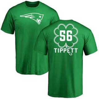 Andre Tippett New England Patriots Green St. Patrick's Day Name & Number T-Shirt