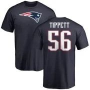 Andre Tippett New England Patriots Name & Number Logo T-Shirt - Navy