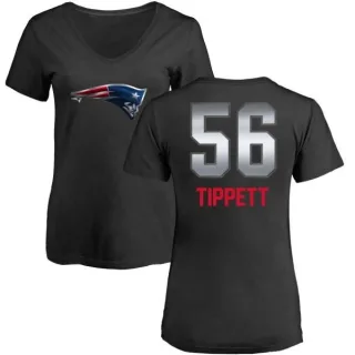 Andre Tippett Women's New England Patriots Midnight Mascot T-Shirt - Black