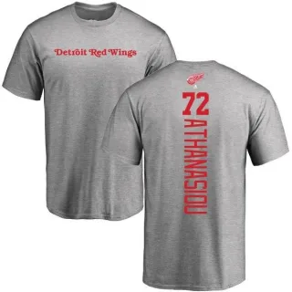 Andreas Athanasiou Detroit Red Wings Backer T-Shirt - Ash