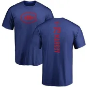 Andrei Markov Montreal Canadiens One Color Backer T-Shirt - Royal