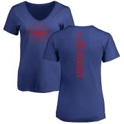 Andrei Markov Women's Montreal Canadiens One Color Backer T-Shirt - Royal