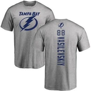 Andrei Vasilevskiy Tampa Bay Lightning Backer T-Shirt - Ash
