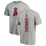 Andrelton Simmons Los Angeles Angels of Anaheim Backer T-Shirt - Ash