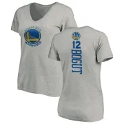 Andrew Bogut Women's Golden State Warriors Ash Backer T-Shirt