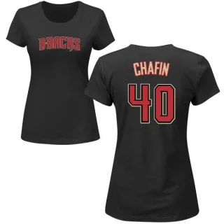 Andrew Chafin Women's Arizona Diamondbacks Name & Number T-Shirt - Black