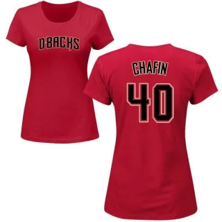 Andrew Chafin Women's Arizona Diamondbacks Name & Number T-Shirt - Crimson