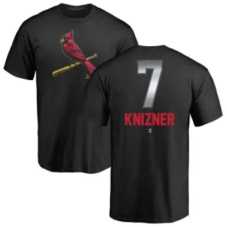 Andrew Knizner St. Louis Cardinals Midnight Mascot T-Shirt - Black