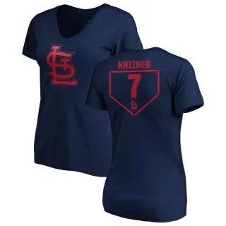 Andrew Knizner Women's St. Louis Cardinals RBI Slim Fit V-Neck T-Shirt - Navy