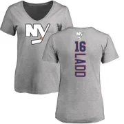 Andrew Ladd Women's New York Islanders Backer T-Shirt - Ash