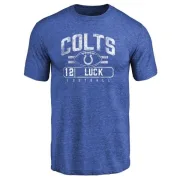 Andrew Luck Indianapolis Colts Flanker Tri-Blend T-Shirt - Royal