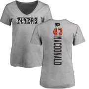 Andrew MacDonald Women's Philadelphia Flyers Backer T-Shirt - Ash