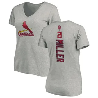 Andrew Miller Women's St. Louis Cardinals Backer Slim Fit T-Shirt - Ash